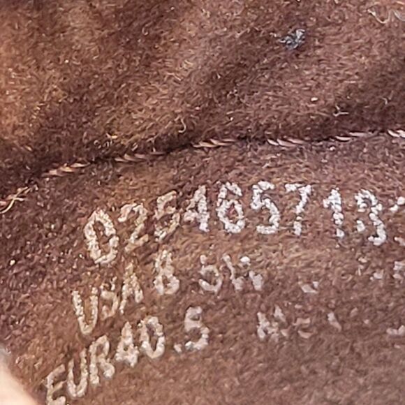 Cobbie Cuddlers Women 8.5 W Brown Leather Loafers Whip Stitch Dream Air Sole - Picture 10 of 10